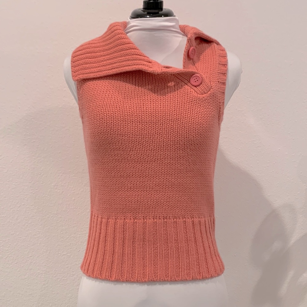 H&M Pink Sleeveless Sweater sz 4